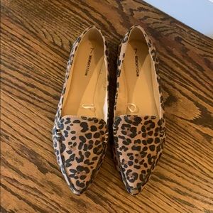 Leopard print loafers